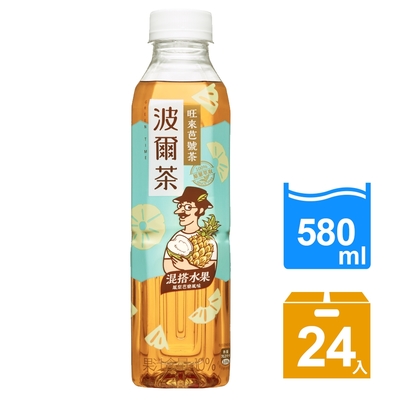 【金車/伯朗】波爾茶-旺來芭號茶580ml(24入/箱)