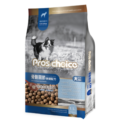 pro s choice博士巧思機能保健系列-骨骼關保健配方-大顆粒 15kg (1g011)(購買二件贈送全家禮卷50元x1張)