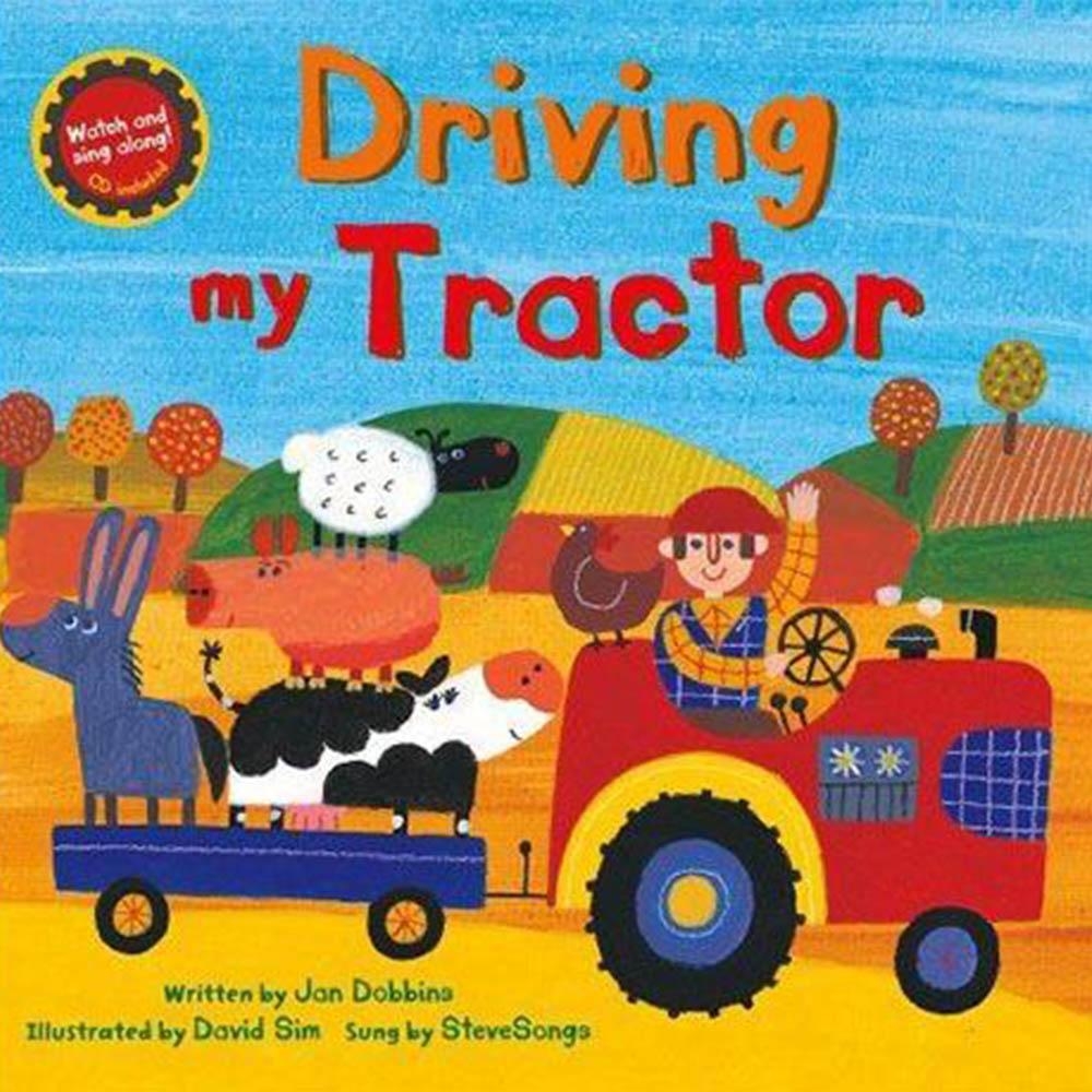 Driving My Tractor 開著拖拉車工作去平裝繪本(CD一入) | 拾書所