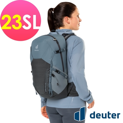 【deuter 德國】SPEED LITE 23SL超輕量旅遊背包3410322深灰黑/戶外休閒包/健行包/登山包/單攻包/越野包*