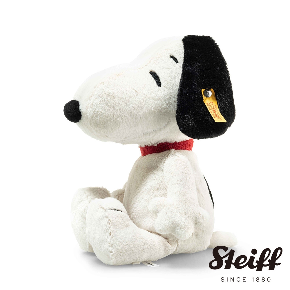 STEIFF Snoopy dog 30 white 史努比 動物王國_黃標