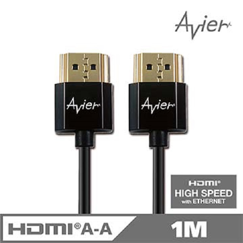 【Avier】HDMI A-A傳輸線~1.4超薄極細版/1M