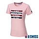 K-SWISS Stripes Tennis Tee棉質吸排T恤-女-粉紅 product thumbnail 1