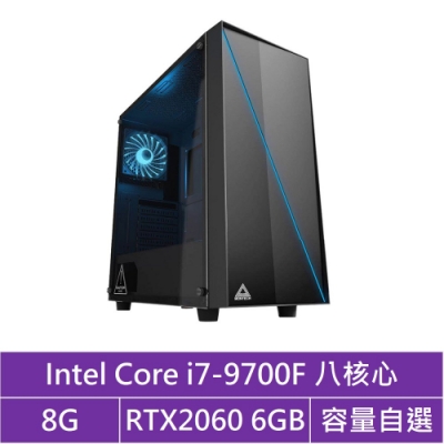 華碩B365平台[曜日武裝]i7八核RTX2060獨顯電腦