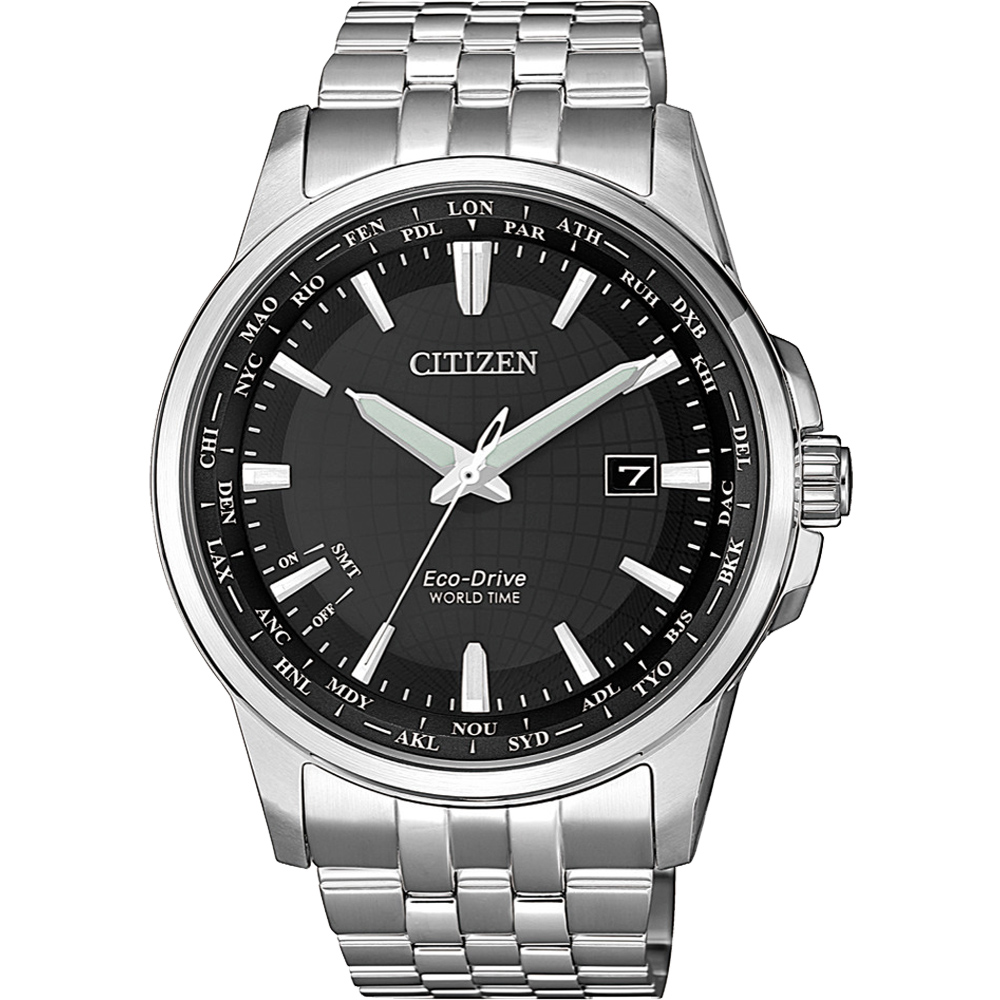 CITIZEN星辰 Eco-Drive 知識星球限量腕表-黑鋼-BX1001-89E