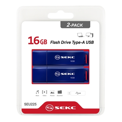 【SEKC】SEU225 USB2.0 16GB 隨身碟(2入組)