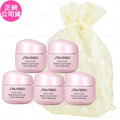 SHISEIDO 資生堂 激透光水乳霜(15ml)*5旅行袋組(公司貨)