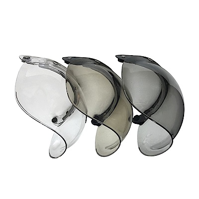 金德恩 台灣製造 曲面設計凸型安全帽鏡片/抗UV/CNS合格/三色可選
