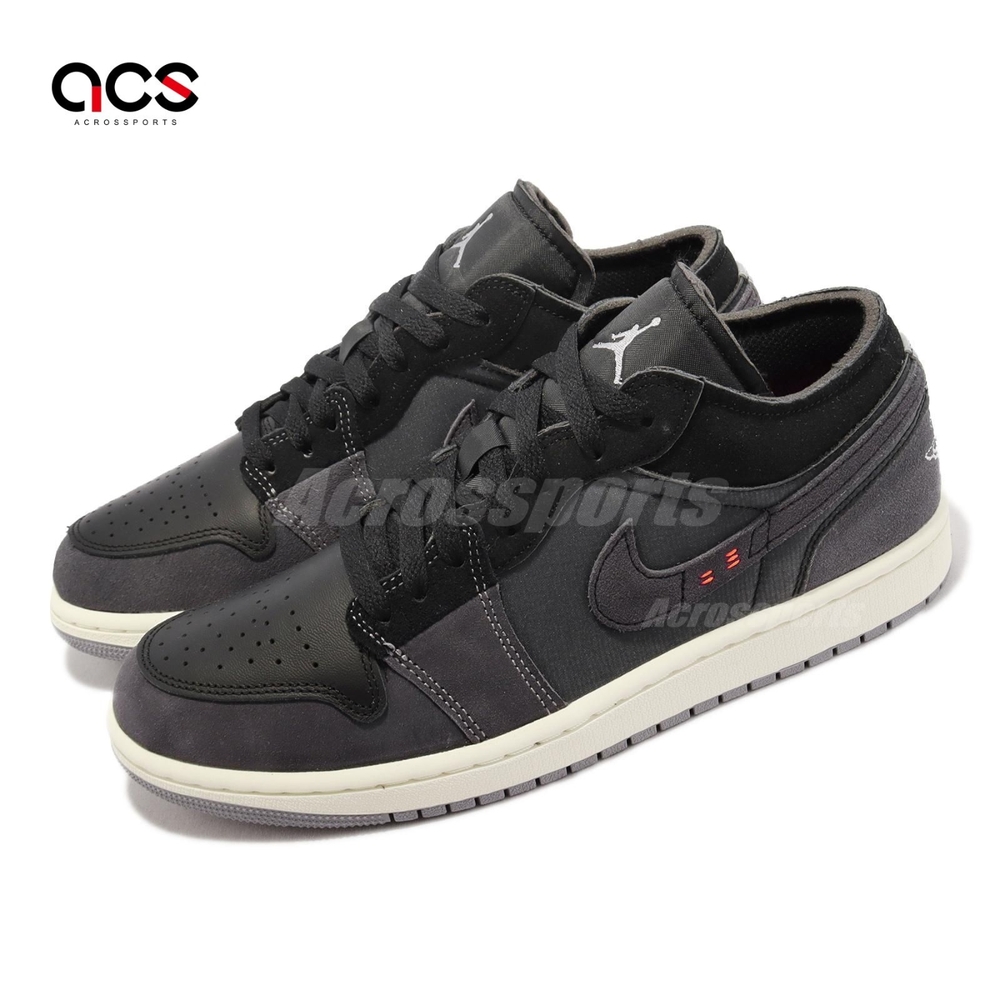 Nike Air Jordan 1 Low SE CRAFT 黑灰解構男鞋AJ1 Inside Out DN1635