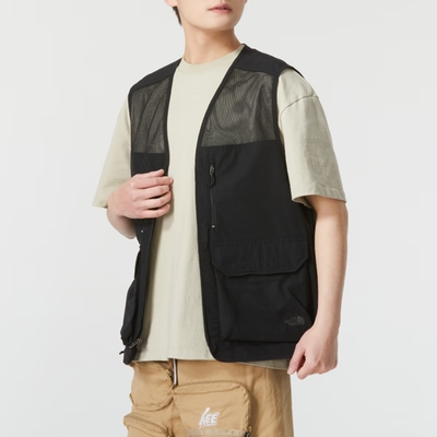 The North Face 北臉 背心 男款 運動背心 M UTILITY CAMP VEST 黑 NF0A87V4JK3