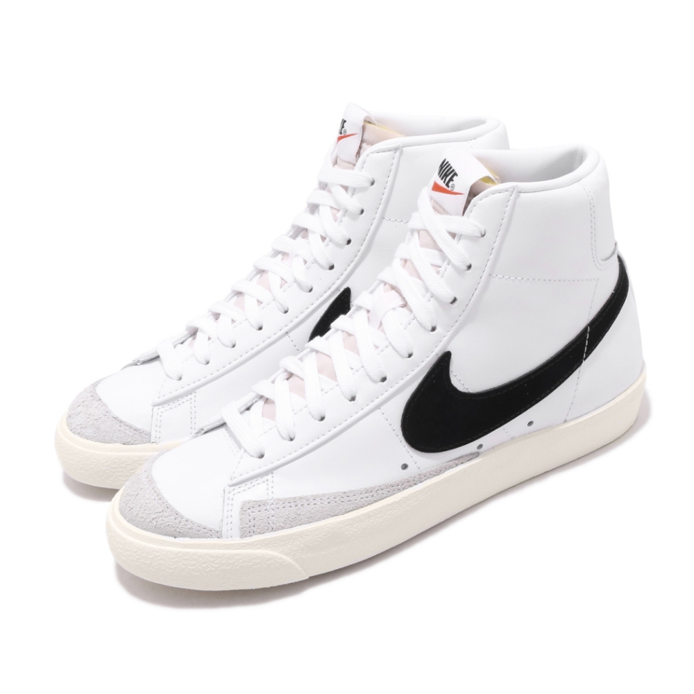 Nike 休閒鞋w Blazer Mid 77 女鞋高筒皮革復古潮流穿搭白黑cz1055100 休閒鞋 Yahoo奇摩購物中心