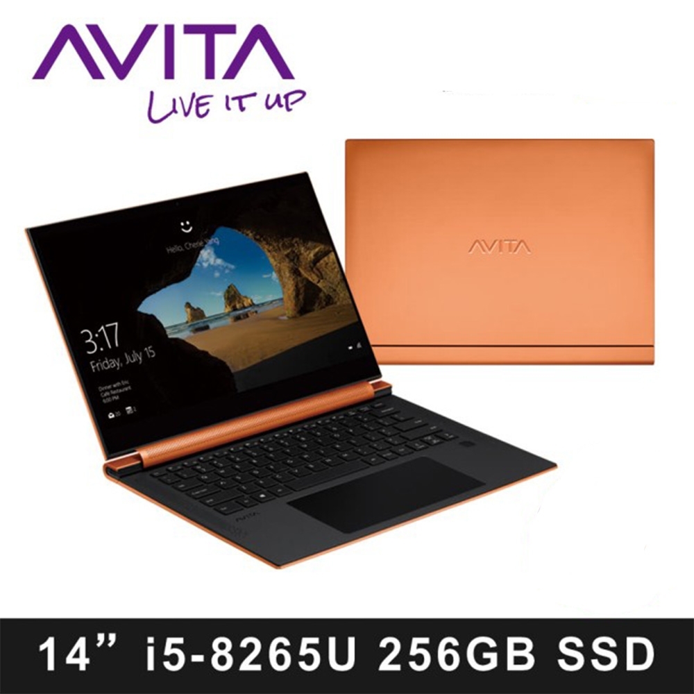 AVITA ADMIROR 14吋筆電-火焰銅(i5-8265U/256G SSD/win10)輕薄筆電