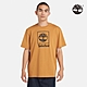 Timberland 中性小麥色 Logo 短袖T恤|A41G5P47 product thumbnail 1