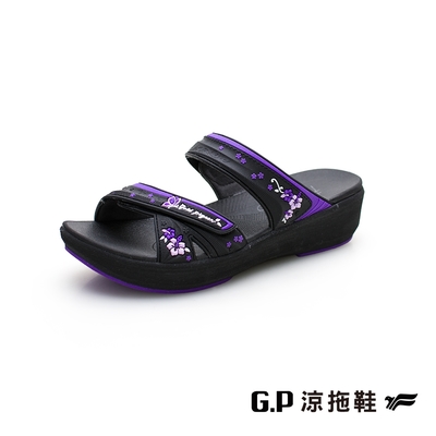 G.P 紫羅蘭高臺優雅女鞋-紫色 g1577w GP 拖鞋 套拖 雙軟硬度 足弓加強