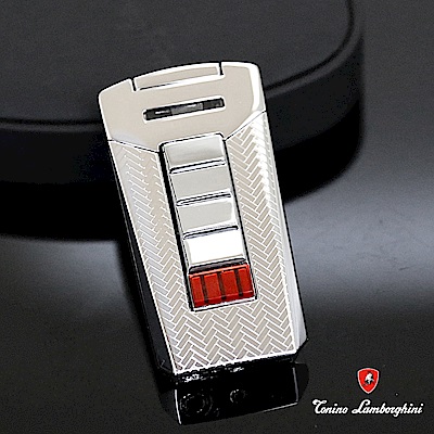 藍寶堅尼Tonino Lamborghini AERO LIGHTER 打火機(銀-織紋)