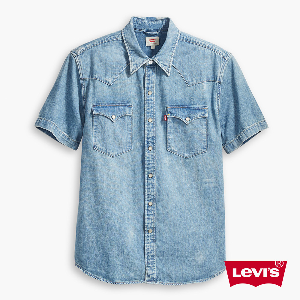 Levis 襯衫 短袖 男裝 牛仔