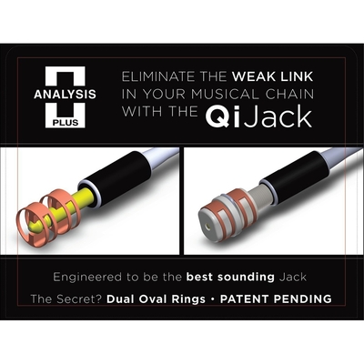 Analysis Plus Qi Jack 吉他 output 純銅 鍛造 秒殺 switchcraft