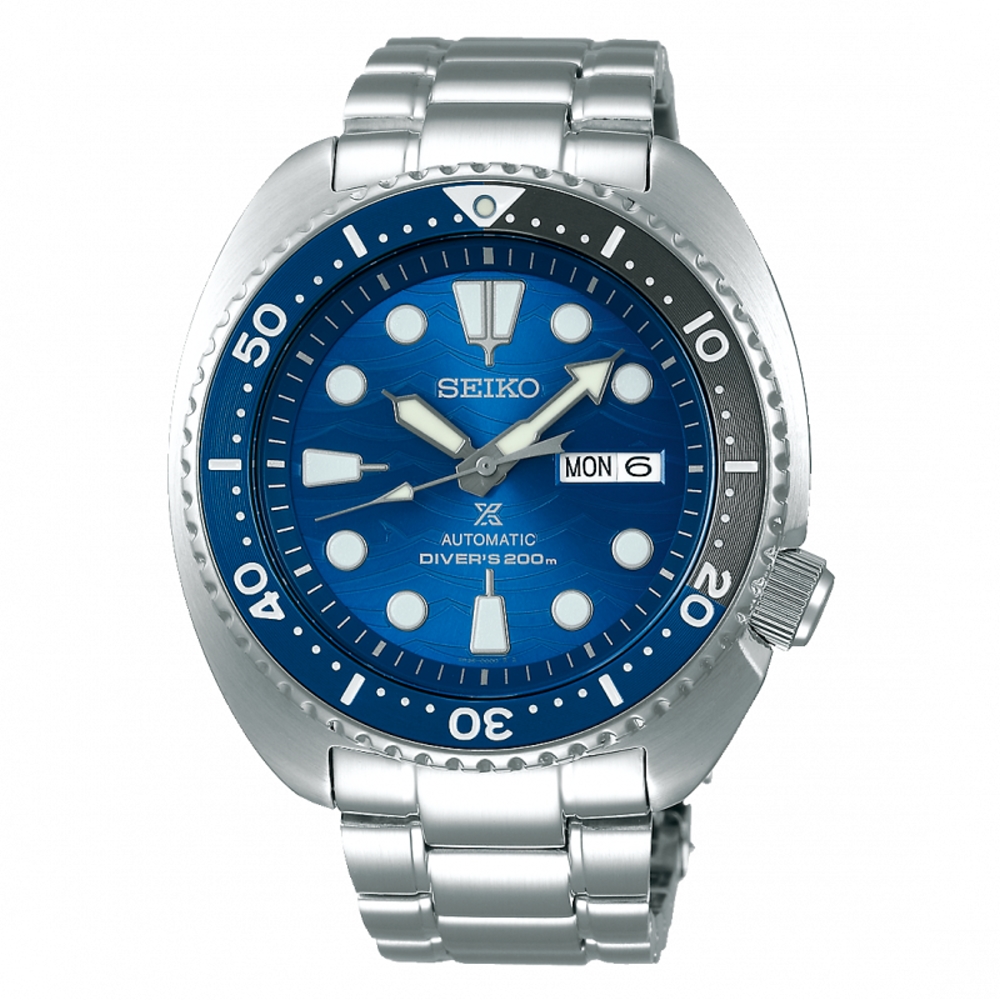 SEIKO PROSPEX愛海洋藍鯊潛水機械腕錶4R36-07D0B/SRPD21J1