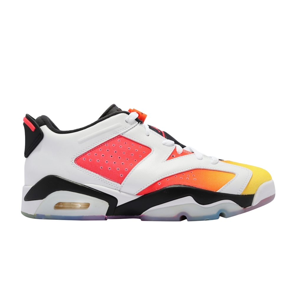 Nike 籃球鞋Jordan 6代Retro SE 男鞋Low Dongdan 喬丹AJ6 白橘DC1048