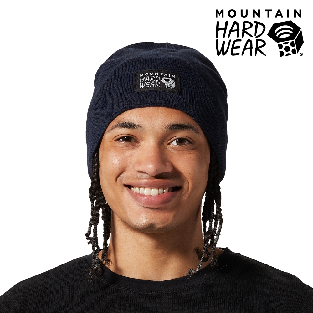 【美國 Mountain Hardwear】MHW Logo Beanie 保暖復古豆豆帽 海軍藍 #1868731