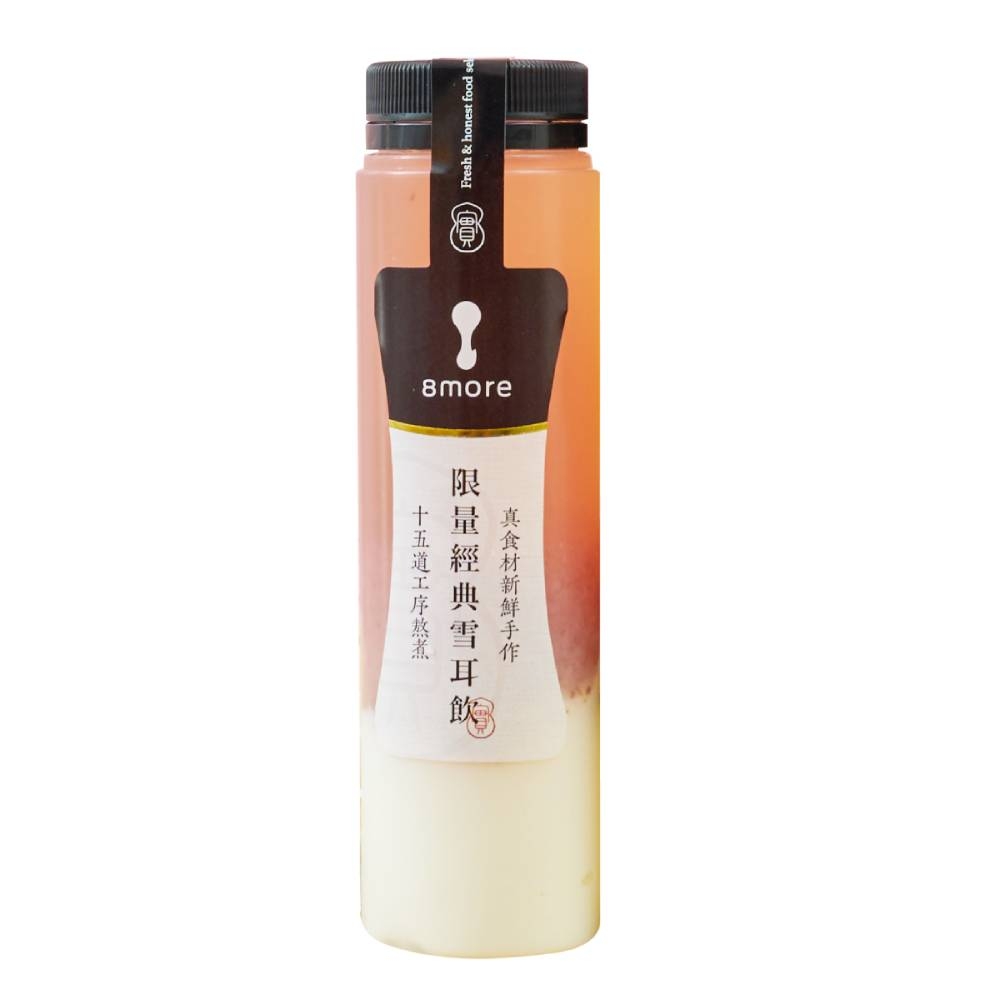 (任選)8more 蔓越莓銀耳優格雪耳飲(300ml/罐)