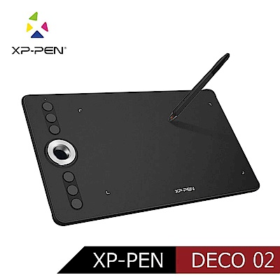 日本品牌XP-PEN Deco 02 10X6吋頂級專業超薄繪圖板