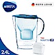 德國BRITA 德國製。馬利拉記憶型2.4L濾水壺／藍【內含濾芯x1】 product thumbnail 1