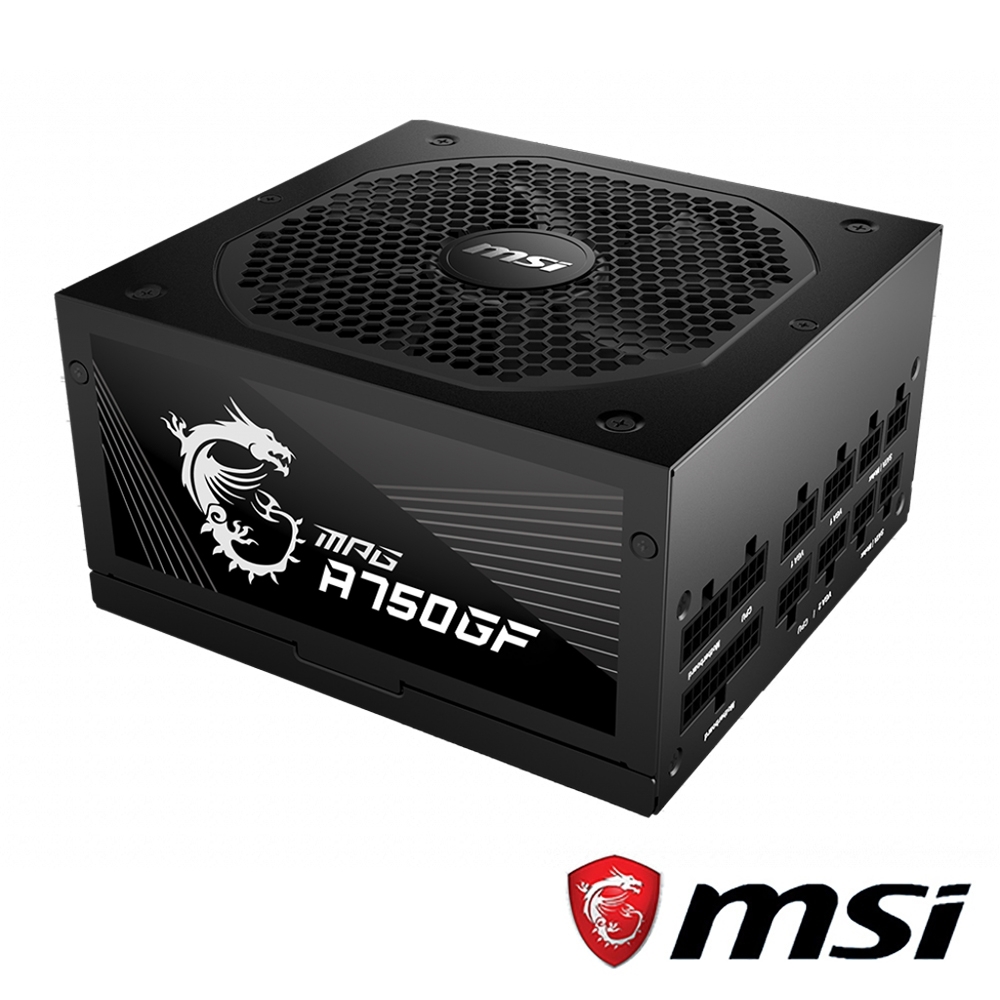 MSI微星 MPG A750GF 80 PLUS金牌認證電源供應器