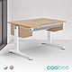 【SingBee 欣美】寬120cm CB-603 U型板成長機能桌-木紋/白色 (書桌 兒童書桌 升降桌) product thumbnail 2