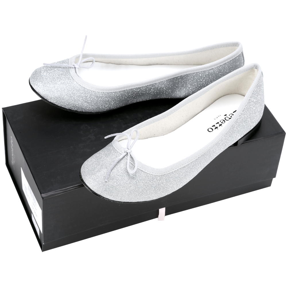 Repetto Cendrillon 銀蔥設計蝴蝶結芭蕾舞鞋| 精品服飾/鞋子| Yahoo