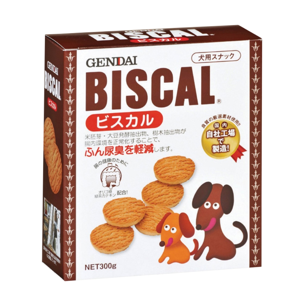 日本GENDAI現代-BISCAL必吃客消臭餅乾 300g (OD0202)