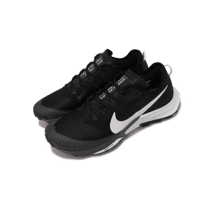 Nike 慢跑鞋 Zoom Terra Kiger 7 男鞋 越野 路跑 氣墊 避震 React科技 黑 白 CW6062-002