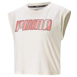 【PUMA官方旗艦】訓練系列Logo蓋袖短版短袖T恤 女性 5
