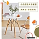 E-home Cacey卡希圓形餐桌-60cm-白色 product thumbnail 1