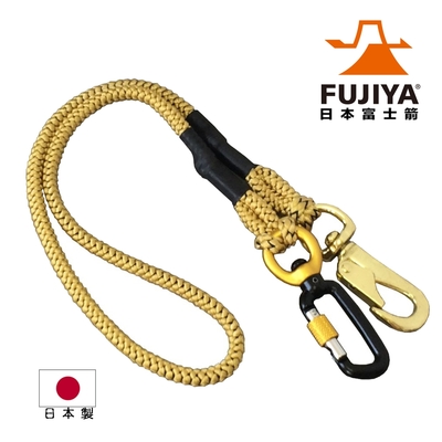 【FUJIYA日本富士箭】工具安全吊繩-鎖扣式 5kg-金(FSC-5GD-SR)