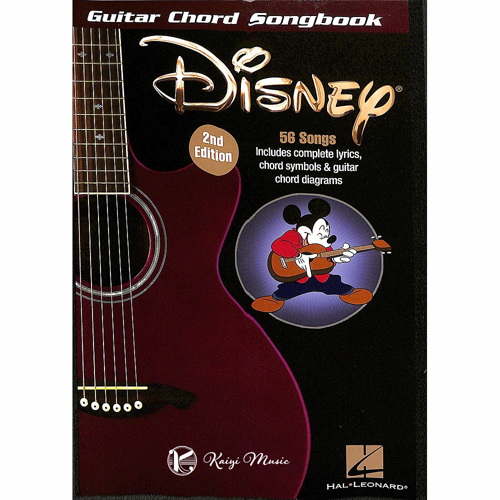 【凱翊︱HL】56首迪士尼吉他和弦譜 第2版Disney Guitar Chord Songbook : 56 Songs | 拾書所