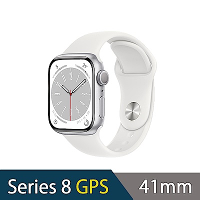 Apple Watch S8 41mm 鋁金屬錶殼配運動錶帶(GPS)蘋果手錶| S8系列