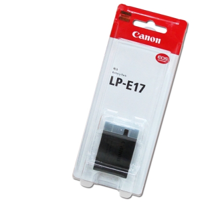 Canon LP-E17 / LPE17 專用相機原廠電池(全新吊卡包裝)