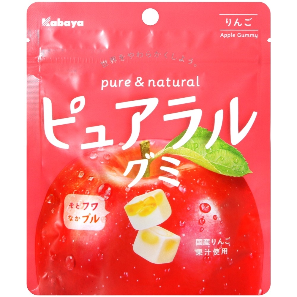 Kabaya Pureral軟糖[蘋果](58g)