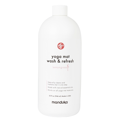 【Manduka】Mat Wash 瑜珈墊清潔噴劑 32oz 補充瓶 - Lemongrass 檸檬草