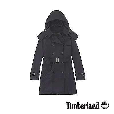 Timberland 女款黑色三合一經典防水風衣外套|B2110