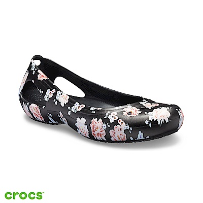 Crocs 卡駱馳 (女鞋) 卡笛印花平底鞋 205862-97J