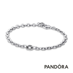 【Pandora官方直營】Pandora Signature Pavé 粗鏈圈手鏈