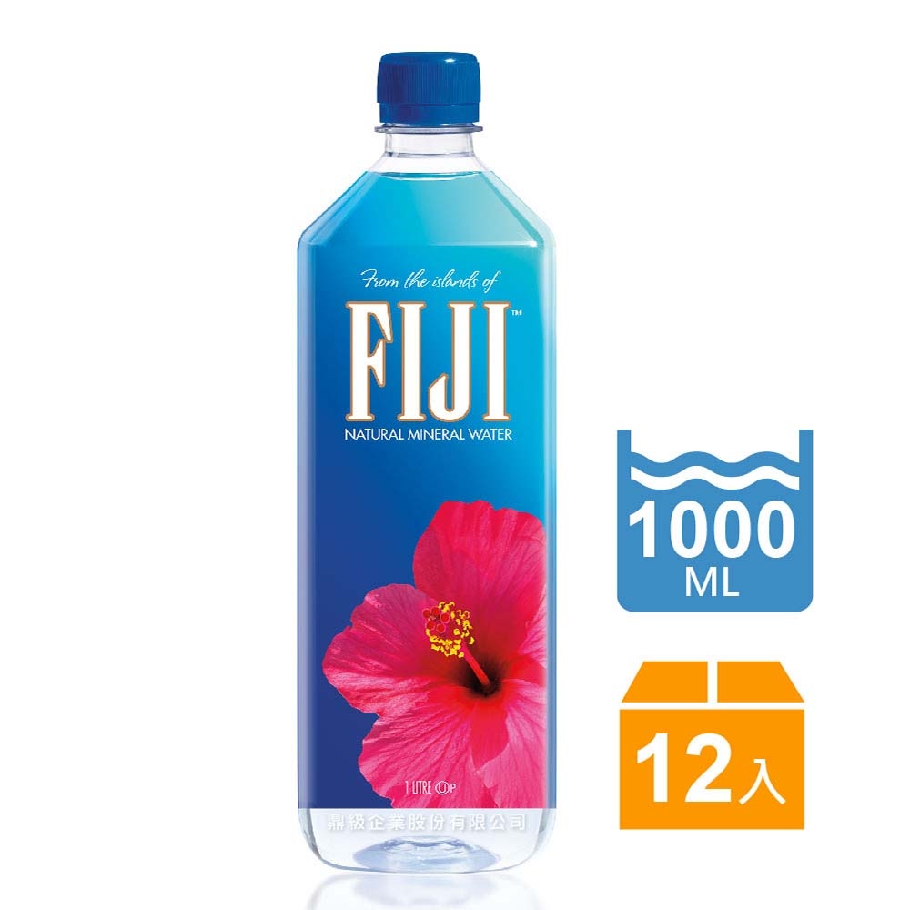 FIJI斐濟 天然深層礦泉水(1000mlx12瓶)