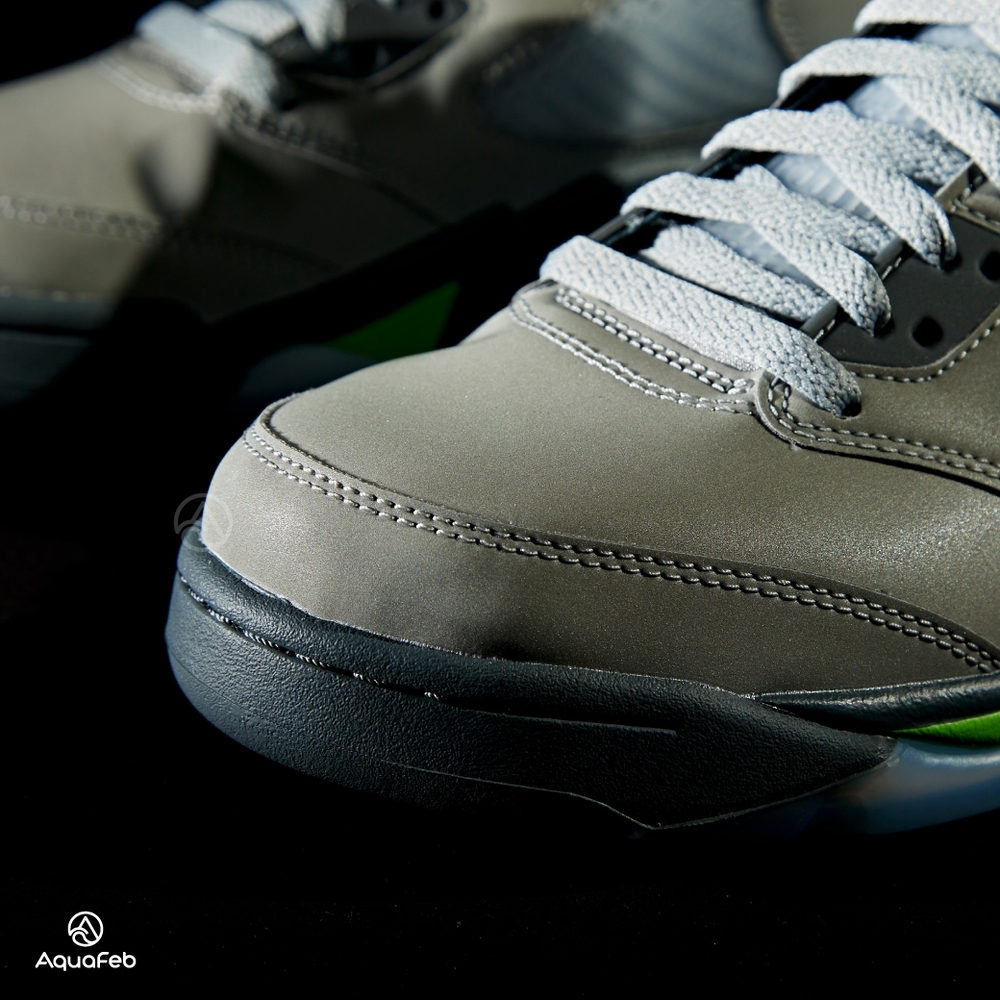 Nike Air Jordan 5 Retro Green Bean 男鞋灰色AJ5 籃球鞋DM9014-003