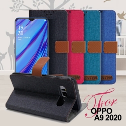 GENTEN for OPPO A9 2020 自在文青風支架皮套