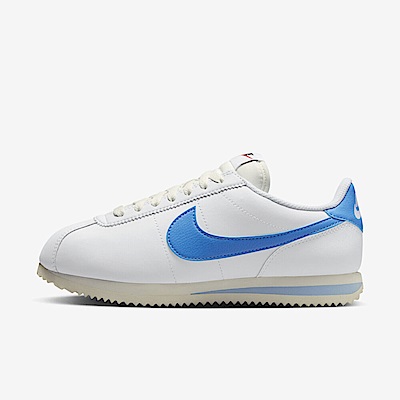 Nike W Cortez [DN1791-102] 女 休閒鞋 運動 經典 復古 阿甘鞋 皮革 穿搭 白 水藍