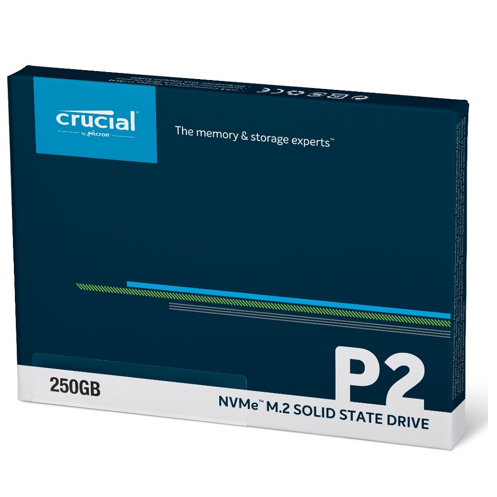 美光Micron Crucial P2 250GB ( PCIe M.2 ) QLC SSD固態硬碟| Micron