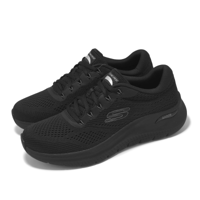 Skechers 休閒鞋 Arch Fit 2 男鞋 黑 避震 支撐 厚底 全黑 運動鞋 232700BBK