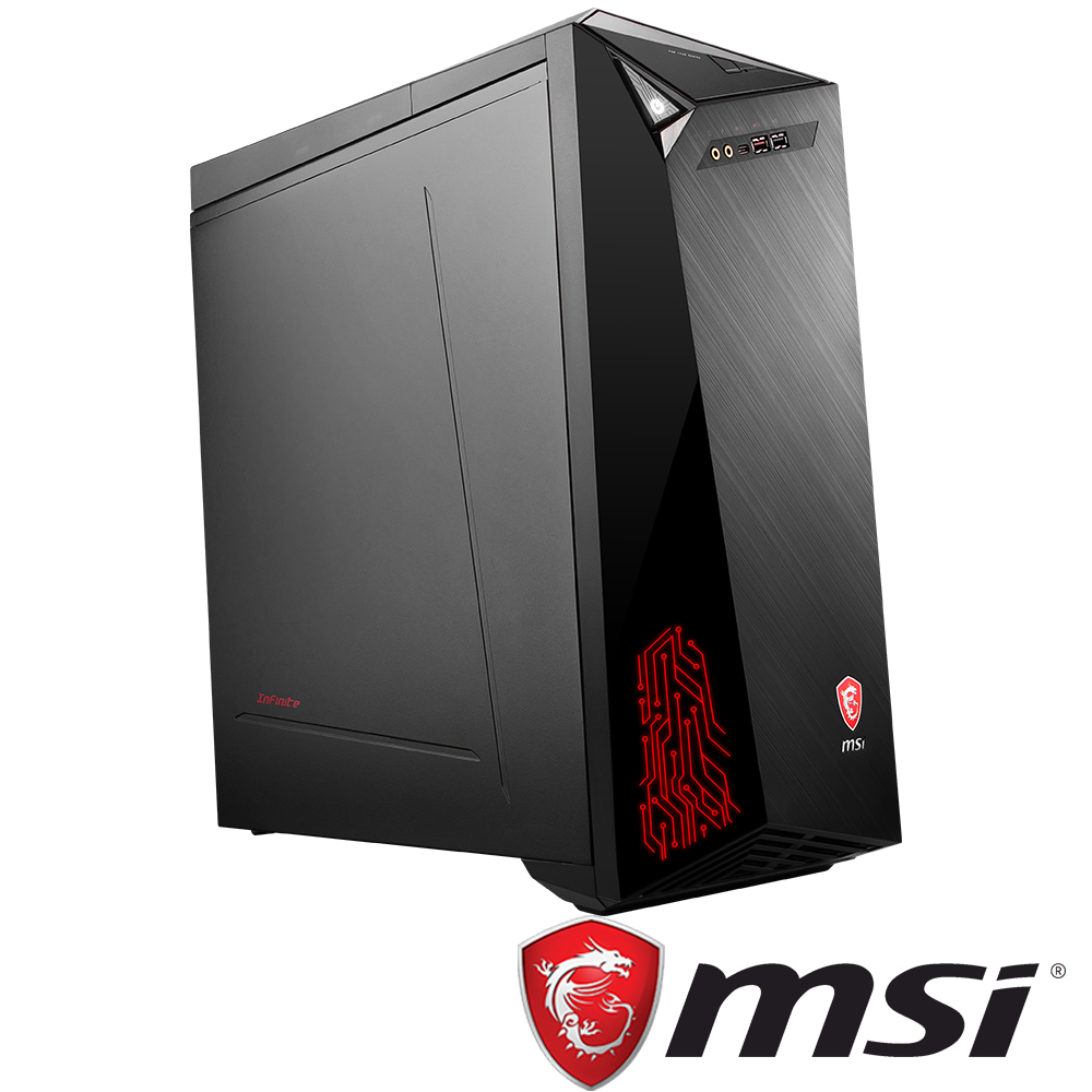 MSI微星 Infinite-435電競電腦(i7-8700/1060/256G+1T)GTX獨立顯卡